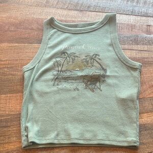 Hollister Olive Green Tank Top
